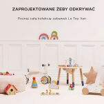 Drewniane klocki sorter zabawka sensoryczna, edukacyjna, dzieci Le Toy Van - 6
