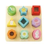 Drewniane klocki sorter zabawka sensoryczna, edukacyjna, dzieci Le Toy Van - 4