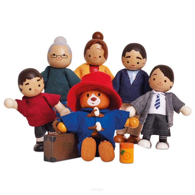 Paddington rodzina 6 lalek zabawka dla dzieci lalki do domku Le Toy Van