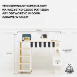 Drewniany supermarket, zabawa w sklep stragan zabawka dla dzieci Le Toy Van - 5