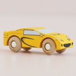 Kolekcjonerski samochodzik GT105 Louis wyścigowe drewniane auto Le Toy Van - 3