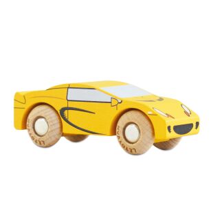 Kolekcjonerski samochodzik GT105 Louis wyścigowe drewniane auto Le Toy Van