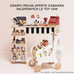 Drewniana kasa sklepowa, zabawka dla dzieci, odgrywanie ról, Le Toy Van - 6