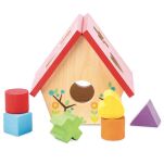 Drewniany sorter kształtów My little bird, zabawka edukacyjna, Le Toy Van - 7