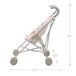 Wózek dla lalek składana spacerówka, zabawka dla dzieci, Lillan & Friends - 6