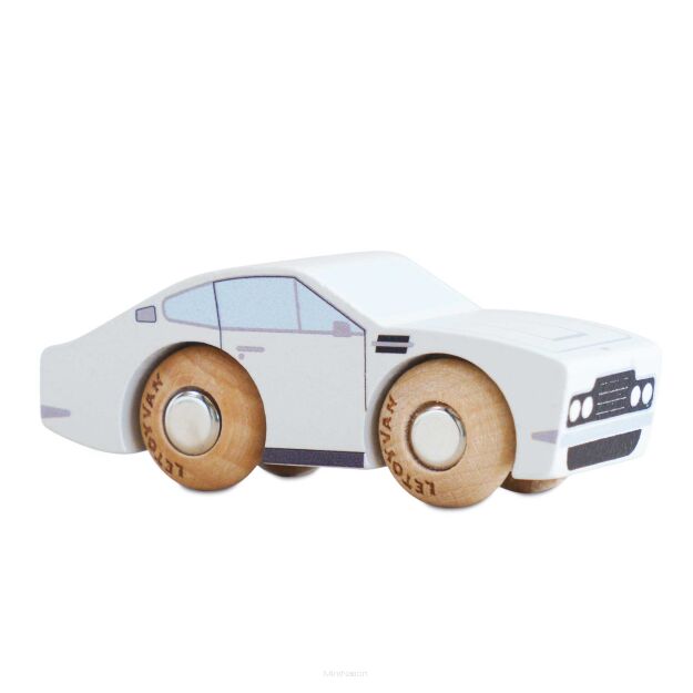 Kolekcjonerski samochodzik GT35 Aaron sportowe drewniane auto Le Toy Van