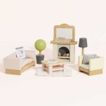 Zestaw umeblowany domek dla lalek Sophie z wyposażeniem, zabawka Le Toy Van - 4