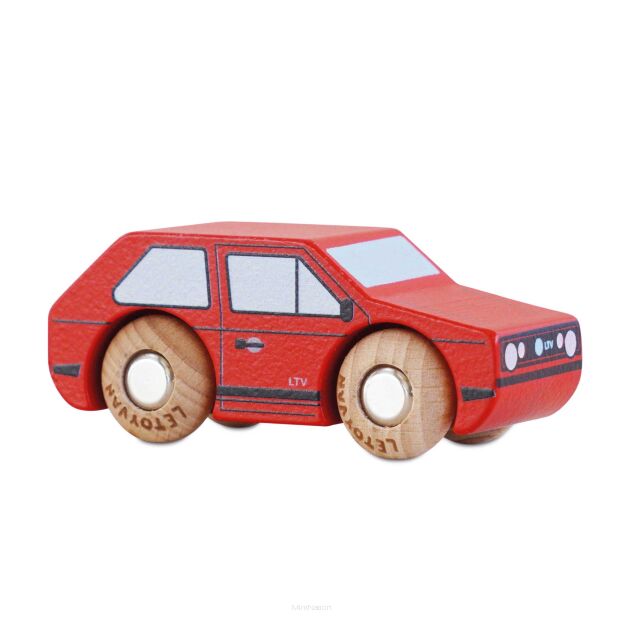 Kolekcjonerski samochodzik GT50 Gary osobowe drewniane auto Le Toy Van