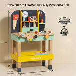 Drewniany warsztat z narzędziami Alexa, zestaw majsterkowicza, Le Toy Van - 10