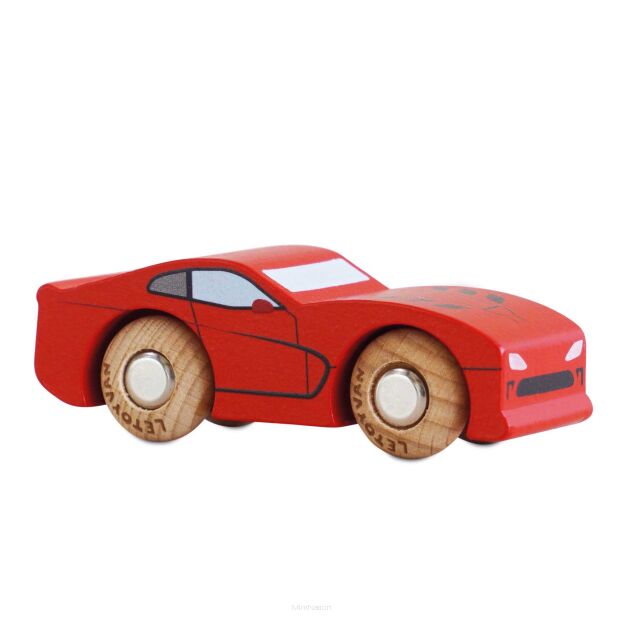 Kolekcjonerski samochodzik GT100 Jasper wyścigowe drewniane auto Le Toy Van