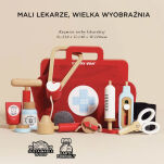 Drewniany zestaw lekarza, zabawka dla dzieci, odgrywanie ról, Le Toy Van - 5