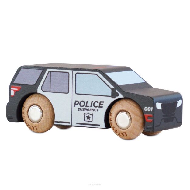 Kolekcjonerski samochodzik GT260 Liberty policja drewniane auto Le Toy Van