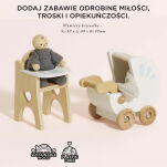 Drewniane mebelki do domku dla lalek zestaw z lalką, zabawka, Le Toy Van - 3