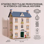 Paddington 32 Windsor Gardens drewniany domek dla lalek zabawka Le Toy Van - 4