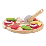 Drewniana pizza zabawka dla dzieci, odgrywanie ról, gotowanie, Le Toy Van - 5