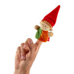 Pluszowa pacynka na palec Krasnal maskotka teatrzyk dla dzieci sigikid - 2