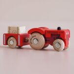 Kolekcjonerski samochodzik GT190 Tilly traktor drewniane auto Le Toy Van - 3