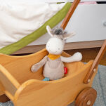 Pierwsza przytulanka pastelowy Osiołek 31cm patchworkowa zabawka sigikid - 10