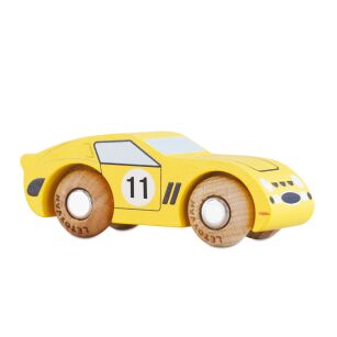 Kolekcjonerski samochodzik GT135 Luca wyścigowe drewniane auto Le Toy Van