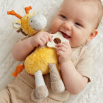 Zabawka rozwojowa Żyrafa 30cm szeleścik grzechotka gryzak dzieci sigikid - 2