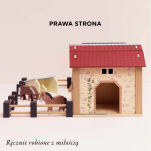 Drewniana farma zestaw z figurkami, zabawka dla dzieci, koniki, Le Toy Van - 4