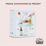 Drewniane lody rożki zestaw Carlo's Gelato, zabawka, lodziarnia, Le Toy Van - 5