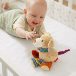 Zabawka rozwojowa Piesek szeleścik grzechotka gryzaczek dla dzieci sigikid - 2