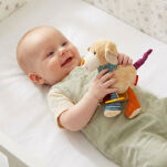 Zabawka rozwojowa Piesek szeleścik grzechotka gryzaczek dla dzieci sigikid - 8