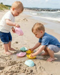 Łódki zestaw edukacyjna zabawka do piasku i wody dla dzieci statek Simple. - 12
