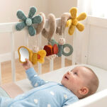 Zabawka rozwojowa Spirala Motyle grzechotka lusterko gryzak 45cm sigikid - 2