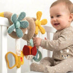 Zabawka rozwojowa Spirala Motyle grzechotka lusterko gryzak 45cm sigikid - 4