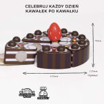 Drewniany tort czekoladowy, zabawka dla dzieci, odgrywanie ról, Le Toy Van - 3