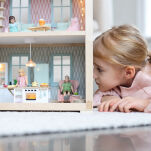 Akcesoria kuchenne zestaw Toster do domku dla lalek jedzenie zabawka Lundby - 6