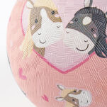 Gumowa piłka do zabawy Kucyki 17 cm zabawka rozwojowa dla dzieci sigikid - 2