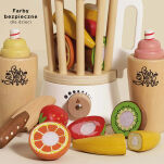 Drewniany blender + zestaw owoców Fruit & Smooth, zabawka dzieci Le Toy Van - 3