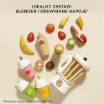 Drewniany blender + zestaw owoców Fruit & Smooth, zabawka dzieci Le Toy Van - 5