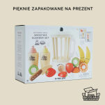 Drewniany blender + zestaw owoców Fruit & Smooth, zabawka dzieci Le Toy Van - 6