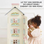 Drewniany domek dla lalek Cherry Tree Hall, zabawka dla dzieci, Le Toy Van - 4