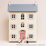 Drewniany domek dla lalek Cherry Tree Hall, zabawka dla dzieci, Le Toy Van - 7