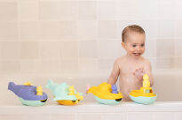 Helikopter 2w1 pomarańczowy zabawka do piasku i wody dla dzieci Simple. - 9