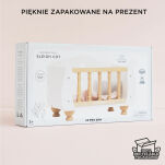 Drewniane łóżeczko dla lalek, zabawka dla dzieci, zabawa lalkami Le Toy Van - 6