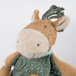 Pierwsza przytulanka komforter Kucyk zielony 26cm maskotka kocyk sigikid - 4