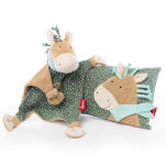 Pierwsza przytulanka komforter Kucyk zielony 26cm maskotka kocyk sigikid - 10