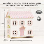 Drewniany domek dla lalek Sophie, zabawka dla dzieci, domki, Le Toy Van - 4