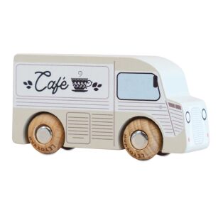 Kolekcjonerski samochodzik GT65 Coco kawiarnia drewniane auto Le Toy Van